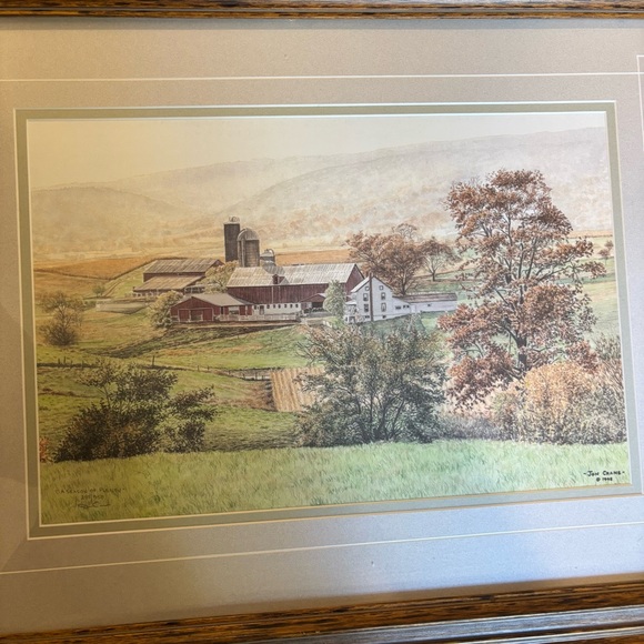 Jon Crane “A Season of Plenty” Numbered Water Color Print - Picture 5 of 5